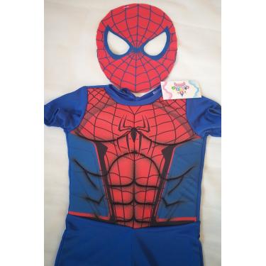 Imagem de Fantasia Infantil Luxo Menino Aranha Vermelho
