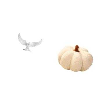 Imagem de Fenteer Estatueta de Resina de Abóbora de Anjo, Ornamento Decorativo de Pelúcia, Escultura para Escritório, Inauguração de Casa, Estante, Corredor, Mesa, Sofá