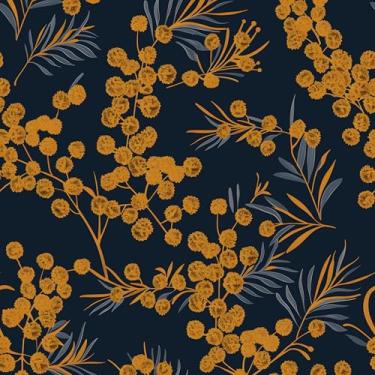 Imagem de Papel de parede Boho para cozinha vintage papel de parede de contato vinil autoadesivo floral escuro autoadesivo para quarto paredes armário armário decoração