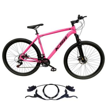 Imagem de Bicicleta Feminina Aro 29 Alumínio KSW XLT 100 21v Disco Hidráulico Su