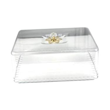 Imagem de WeiLaiKeQi Cobertura para alimentos, cobertura para bolo, proteção leve, à prova de poeira, rede para alimentos, para doces, tábuas de charcutaria ao ar livre, Comprimento 30 Cm