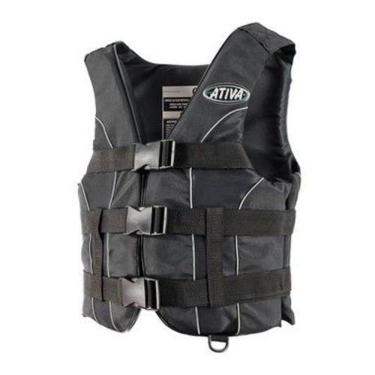 Imagem de Colete Ativa 55 Salva Vidas Classe V Homologado Jetski Preto