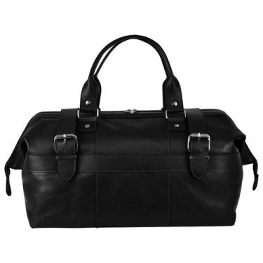 Imagem de Bolsa de Viagem EIFFEL em Couro Galvani, Preto