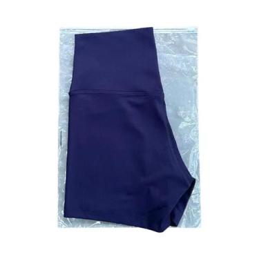 Imagem de Shorts de Yoga Feminino de Cintura Alta - Slim Fit, Levanta Bumbum, Ac