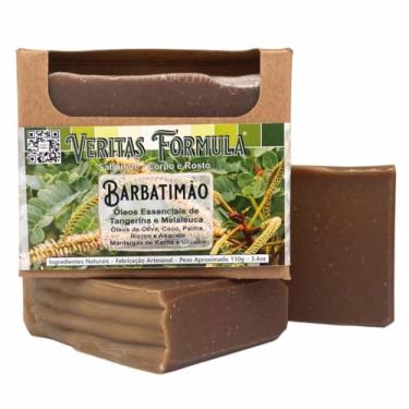 Imagem de Sabonete Artesanal de Barbatimão – Com Infusão Natural da Casca, Óleos Vegetais e Essenciais – Purificante, Adstringente e Restaurador – 110g
