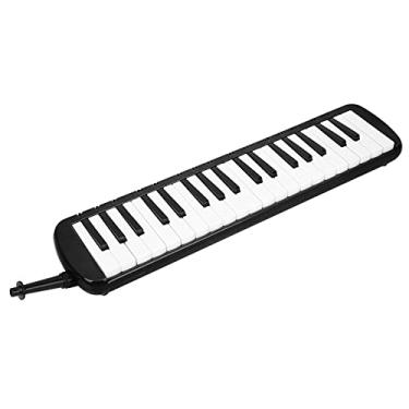 Imagem de Acouto Melodica 37 Teclas Teclado Instrumento Musical de Sopro - Perfeito para Iniciantes e Profissionais, Inclui Maçarico, Bocal e Bolsa de Transporte - Construção ABS Uso Duradouro (Preto)