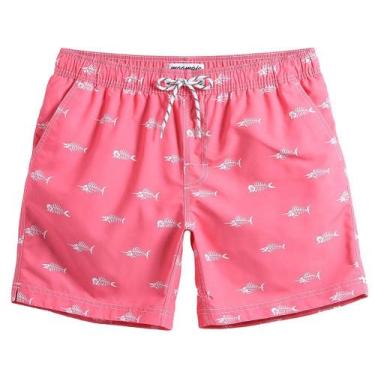 Imagem de Shorts de banho mamagic, calções de banho masculinos Slim Fit Quick Dr