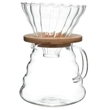 Imagem de Conjunto Café Com Jarra 600Ml E Suporte Coador Vidro