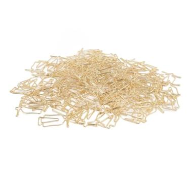 Imagem de SUNGOOYUE Suporte de Envelope de Metal Simples e Moderno, Pacote de 100 Clipes de Papel Com Caixa de Armazenamento (Tinir)