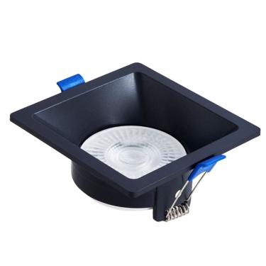 Imagem de Spot Embutir Quadrado Recuado Preto 9,4cm Led 6W 4000K Bivolt
