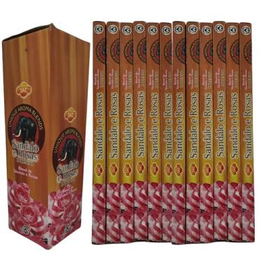 Imagem de Incenso Indiano Sac Sândalo e Rosas - Amorosidade 12 Caixas