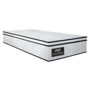 Imagem de Colchão Solteiro Gazin Maximus Molas Ensacadas 88x188x24cm Branco