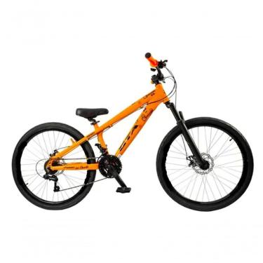 Imagem de Bicicleta Aro 26 Freeride Gta Laranja Importada 21v Aro Aero