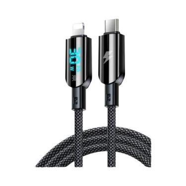 Imagem de Carregador Rápido USB C Tipo C PD 100W 6A Cabo De Dados Para Carregame