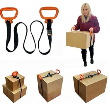 Imagem de MULTUS – Sistema de fivela de câmera de alça de movimento ajustável para prender o sistema de fivela da câmera para levantar o movimento de transporte de materiais de construção de móveis, caixas pesadas e equipamentos de construção rápida e fácil; #2 alças