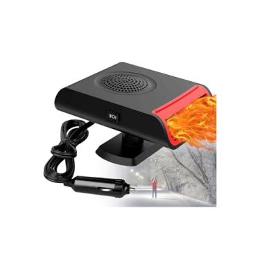 Imagem de Aquecedor de carro, 12 V 150 W com aquecimento e resfriamento Modos 2 em 1 Aquecimento/resfriamento Aquecedor automotivo Demister Ventilador do aquecedor de veículo adequado para todos os carros