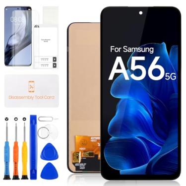 Imagem de Tela de substituição Incell para Samsung Galaxy A56 5G tela LCD para Galaxy A56 tela LCD sensível ao toque digitalizador conjunto completo com ferramentas de reparo SM-A566U1 SM-A566E SM-A566B/DS