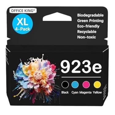 Imagem de Cartucho de tinta 923XL 923e combo de substituição para HP 923XL 923e cartuchos de tinta para HP OfficeJet Pro 8135e 8130e 8139e 8138e 8122e 8120e 8124e 8125e 8130e 8132e 8134e (com chip)