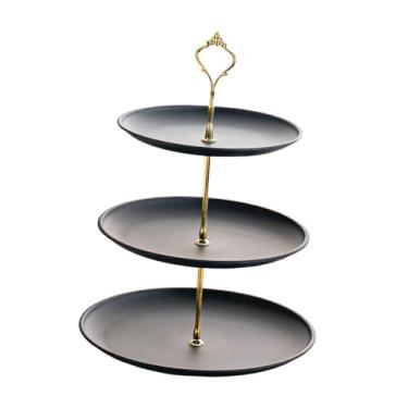 Imagem de MotiveTech Suporte para Bolo, Elevador de Alimentos, Economiza Espaço, Presentes para Confeitaria, Expositor de Sobremesas, Prato para Bolo, Joias, Buffet de, Style C