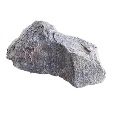 Imagem de Fenteer Pedra artificial para paisagem, pedra simulada, lago, gramado, jardim, arenito decorativo, falsa para parque, quintal, paisagismo para shows, Cinza