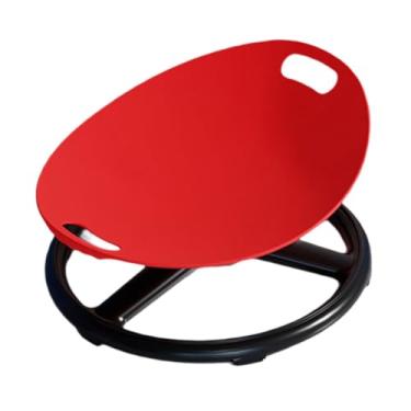 Imagem de SiaBiced Cadeira giratória infantil antiderrapante, e prática, com assento giratório estável, brinquedo sensorial para crianças, meninos e meninas, Vermelho