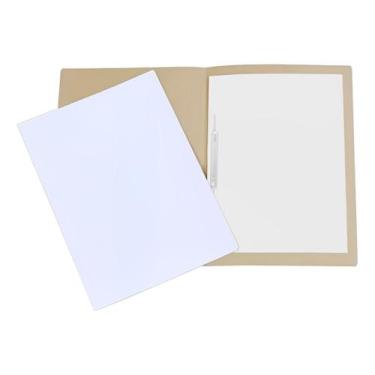 Imagem de Kit com 20 Pasta de Papelão Com Grampo 34cm x 23cm Branca - Frama
