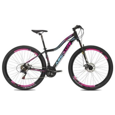 Imagem de Bicicleta Feminina 29 Absolute 24V Shimano Freio Hidráulico, Preto ros