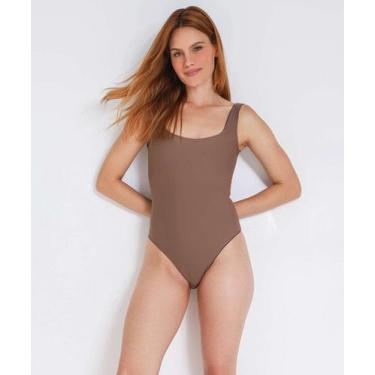 Imagem de Body Dupla Face sem Bojo Delrio Marrom-61040, Marrom, M