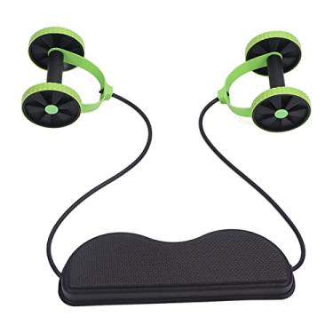 Imagem de ZJchao Rolo de Roda Abdominal, Design Ergonômico Antiderrapante Com Faixa Elástica Ajustável, para Treino de Abdominais Oblíquos Superiores, Médios e Inferiores Em Casa, Escritório,