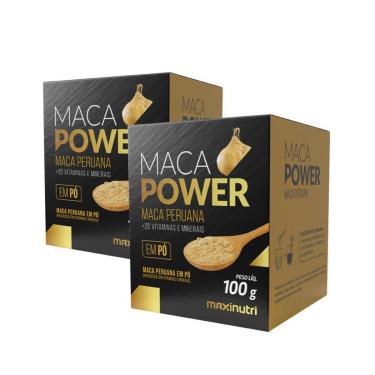 Imagem de Kit 2 Maca Power Pó 100g com Vitaminas e Minerais Maxinutri-Unissex