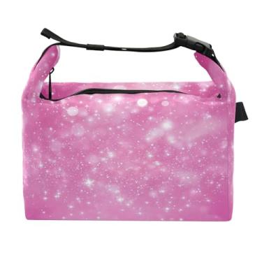 Imagem de STAYTOP Lancheira Sparkling Stars com fivela de alça, lancheira isolada para meninos e meninas, lancheira térmica para trabalho escolar