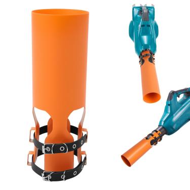 Imagem de Acessório de bocal de impulsionador de ar do soprador de folhas, amplificador de fluxo de ar para bocais redondos de 5 a 10 cm para limpeza de jardim, gramado, quintal, entrada de garagem, folhas