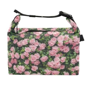 Imagem de STAYTOP Lancheira rosa com fivela de alça, lancheira isolada para meninos e meninas, lancheira térmica para trabalho escolar