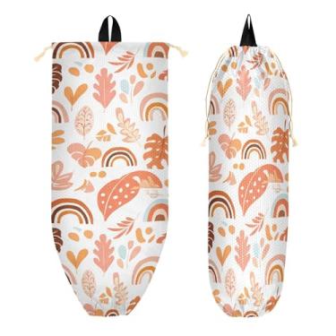 Imagem de xigua Suporte de parede colorido arco-íris para saco de plástico com cordão, 1 pacote, reutilizável para decoração de bolsas, meias, roupas íntimas e gravatas