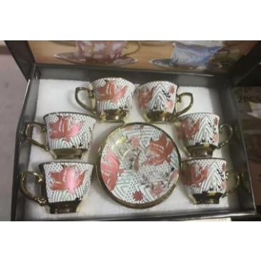 Imagem de Xícara de café/cha kit com 6 conjunto (12 peças) de Cerâmica em porcelana xícara de café(XicaraD174-3 6 conjunto)