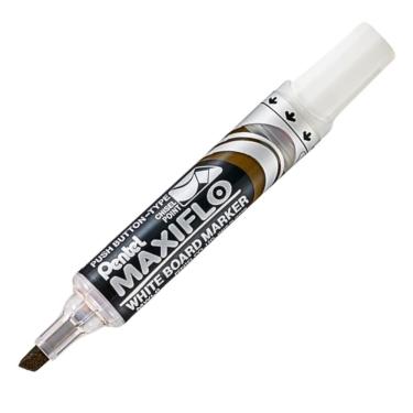 Imagem de Marcador De Quadro Branco De Alta Capacidade Maxiflo Ponta Chanfrada Mwl6 Pentel Marrom