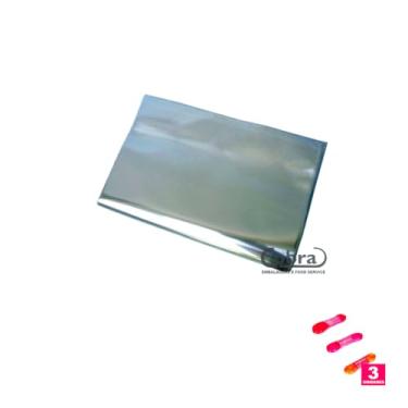 Imagem de Kit Saco Plástico PP 17x35cm Com 100 Unidades + Fita de Cetim 22mm 10 Metros