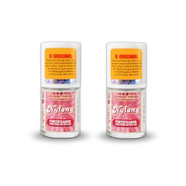 Imagem de Kit 2 unidades - Base Tratamento Nylong Free - Fortificador com Fios de Nylon - 12 FREE - SOS Unhas - 7ml, Top Beauty