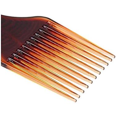 Imagem de Dioche Pente de Cabelo Afro, Pente de Plástico Antiestático de Dentes Largos Com Design Tipo Garfo para Massagear o Couro Cabeludo e Modelar Cacheados