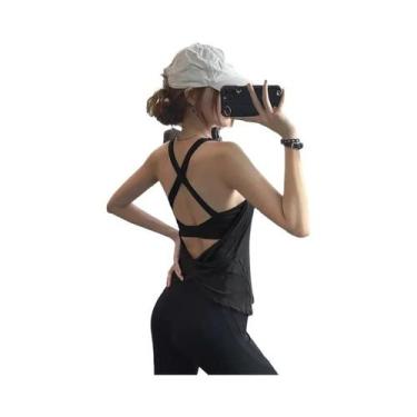 Imagem de Top De Yoga Feminino De Secagem Rápida E Respirável, Colete De Corrida
