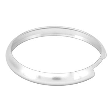 Imagem de Naroote Moldura Lateral de Chave Remota de para Mini R55 R56 R57 R58 R59 R60 Liga de Alumínio Anodizado Decoração Fob para Mini Amantes (Prata)