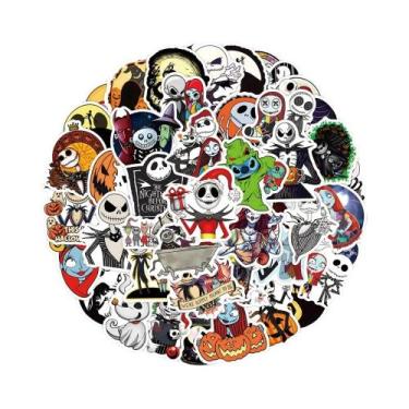 Imagem de Adesivos De Halloween Disney Nightmare before Christmas 60PCS DIY Para
