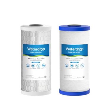 Imagem de Waterdrop Filtro de água para toda a casa, metal pesado e filtro de sedimentos antiincrustação, substituição para GE FXHTC, GXWH40L, iSpring, Culligan RFC-BBSA, Whirlpool, qualquer sistema de 25,4 cm