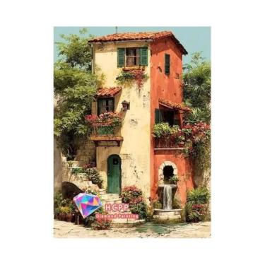 Imagem de Kit De Pintura Em Diamante 5D De Árvore De Coco Na Praia, DIY Mosaico 