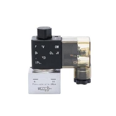 Imagem de 3V2-06-NC 3V2-08-NO Válvula de ação direta 3V206 3V208AB Válvula de inversão de pressão negativa Válvula solenoide de vácuo de alta frequência (Cor: 3V2-08-NO-DC24V)