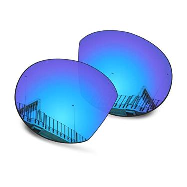 Imagem de Well-aimed Lentes de substituição compatíveis com óculos de sol Oakley Clifden OO9440 - azul irídio polarizado