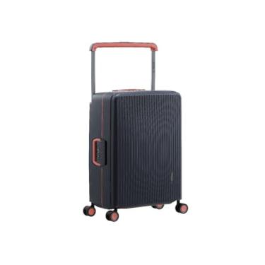 Imagem de Mala de Viagem Bordo Pequena 10kg Rígida PP com Cadeado TSA Rodas Duplas 360°(Cinza Chumbo)