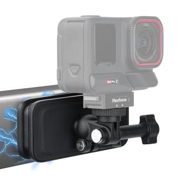 Imagem de MINIFOCUS Suporte magnético para mochila com clipe giratório de 360° e ajuste de 180° para cima/baixo, adaptador de câmera para GoPro Hero 13/12/11/10/9 MAX, DJI Osmo Nano Action 3/4/5 Pro/6, Insta360