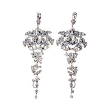 Imagem de Brincos De Cristal Com Pedras Preciosas Para Noivas, Presente De Casam