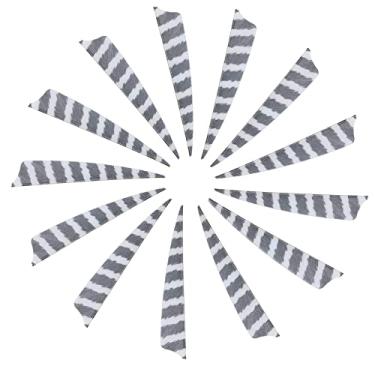 Imagem de (Pacote com 20) Penas flechas de flecha - palhetas de peru de 10 cm para acessórios de tiro ao alvo de caça